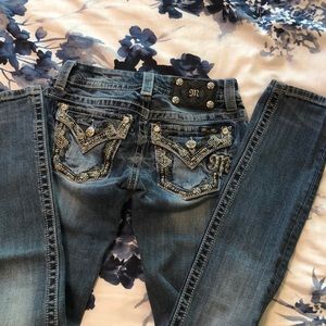 Sz 24 waist Miss Me straight leg jeans